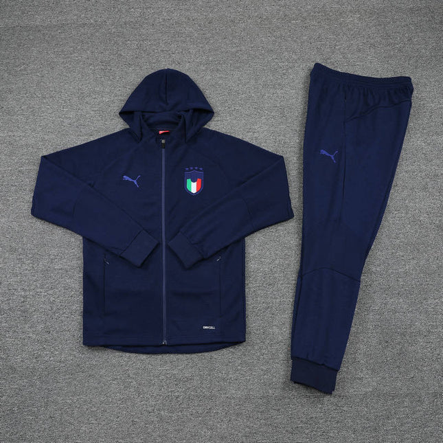 Kit Giacca a Zip con Cappuccio + Tuta Italia 2021/22