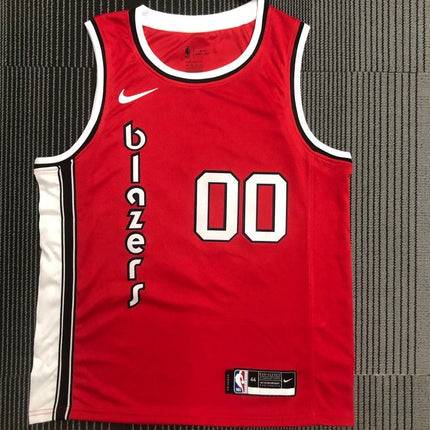 Maglia NBA Rossa-Bianca Portland Trail Blazers 2021/22