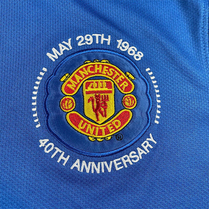 Maglia a Maniche Lunghe Retro Manchester United Trasferta 2007/08