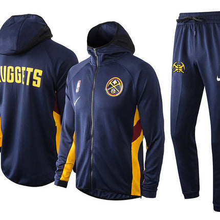 Kit Giacca a Zip con Cappuccio + Tuta NBA Denver Nuggets 2021/22
