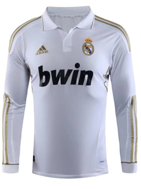 Maglia Retro a Maniche Lunghe Real Madrid Home 2011/12