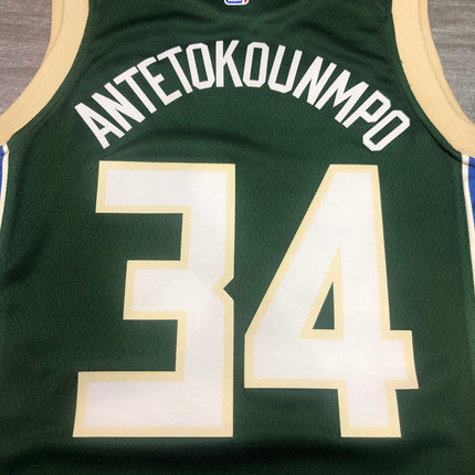 Maglia NBA Verde Milwaukee Buks 2021/22