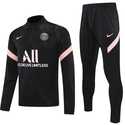 Sweatshirt + Tracksuit Set Black-Pink PSG 2021/22