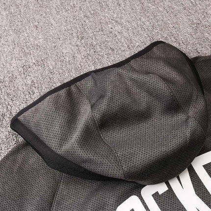 Grey Zip-Up Hoodie Kit + NBA Houston Rockets 2021/22 Tracksuit