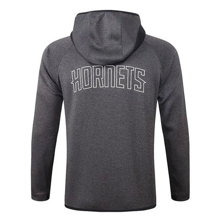 NBA Grey Hornets Zip-Up Hoodie Kit 2021/22