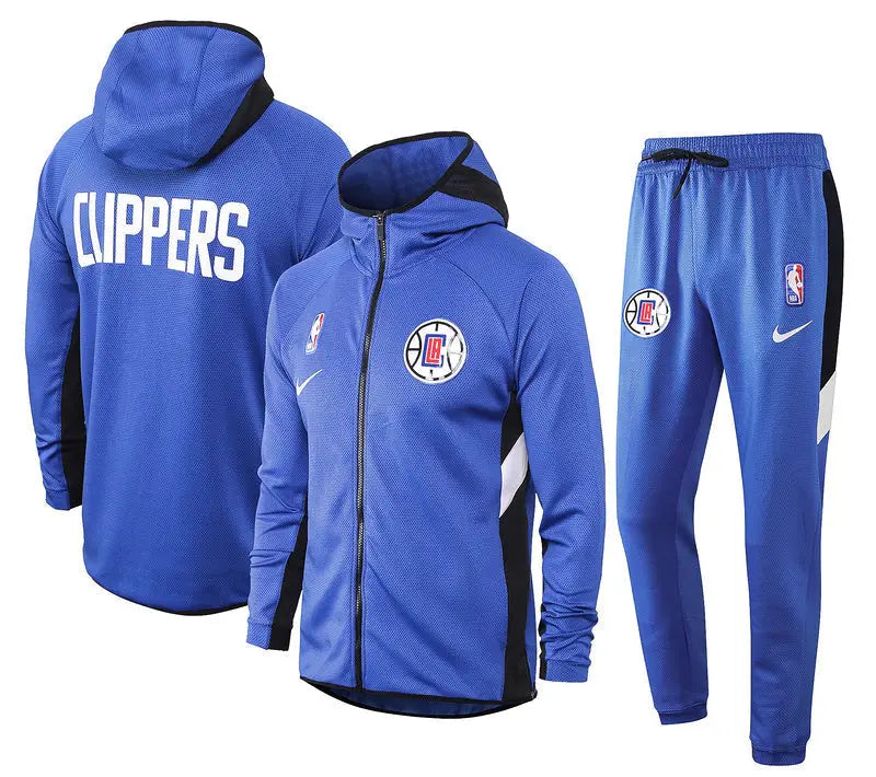 NBA LAClippers 2021/22 Hooded Zip Jacket Kit