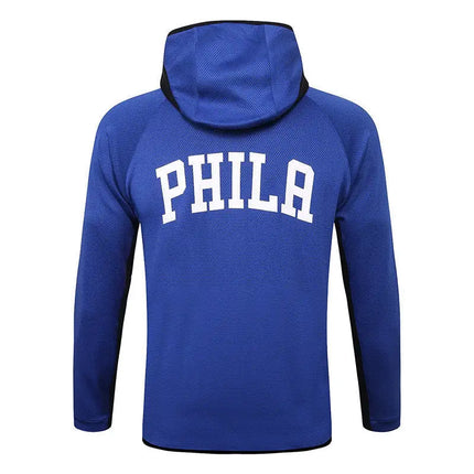 Hooded Full-Zip Jacket + Blue Philadelphia 76ERS 2021/22 Tracksuit Kit