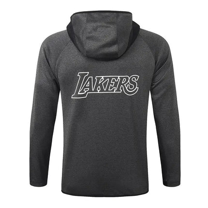 NBA Lakers 2021/22 Grey Tracksuit with Hooded Zip Jacket