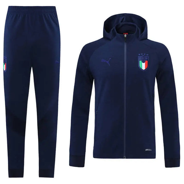 Kit Giacca a Zip con Cappuccio + Tuta Italia 2021/22_maglia_calcio_prezzo_basso_ L’OutfitdelCalcio.