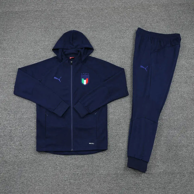 Kit Giacca a Zip con Cappuccio + Tuta Italia 2021/22_maglia_calcio_prezzo_basso_ L’OutfitdelCalcio.