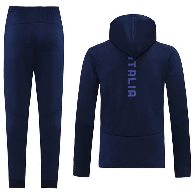 Kit Giacca a Zip con Cappuccio + Tuta Italia 2021/22_maglia_calcio_prezzo_basso_ L’OutfitdelCalcio.