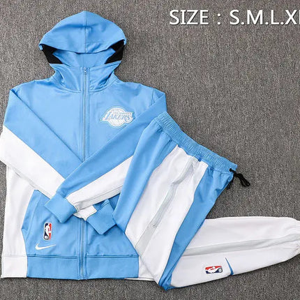 Hooded Zip Jacket Kit + Los Angeles Lakers Tracksuit 2021/22