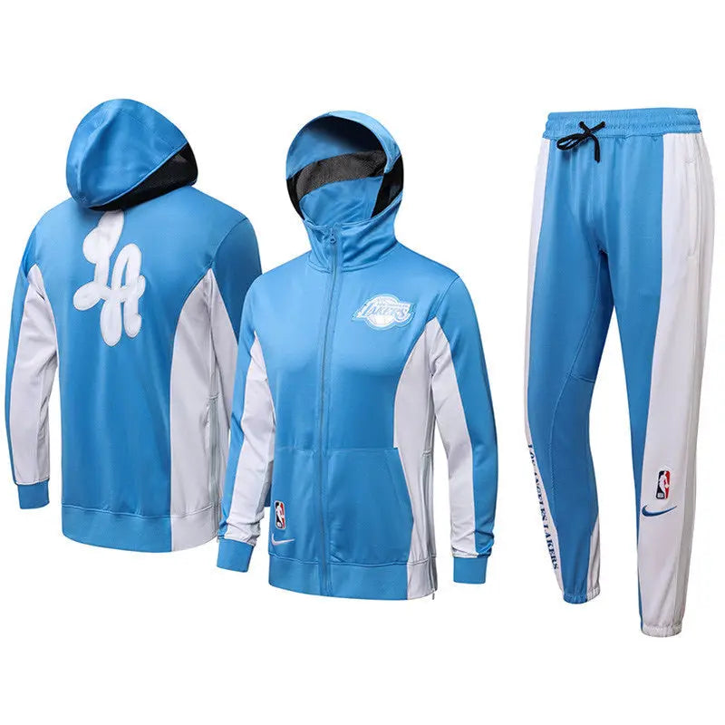 Hooded Zip Jacket Kit + Los Angeles Lakers Tracksuit 2021/22