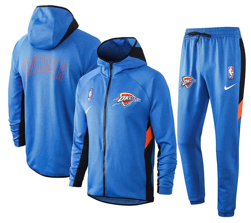 Hooded Zip Jacket + NBA New York Knicks 2021/22 Tracksuit Kit