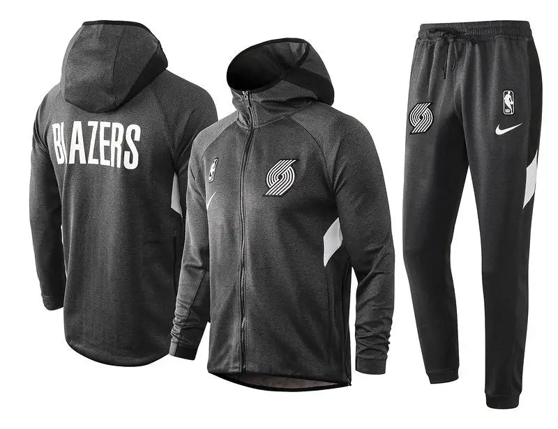 NBA Portland Trail Blazers 2021/22 Zip-Up Hoodie + Tracksuit Set