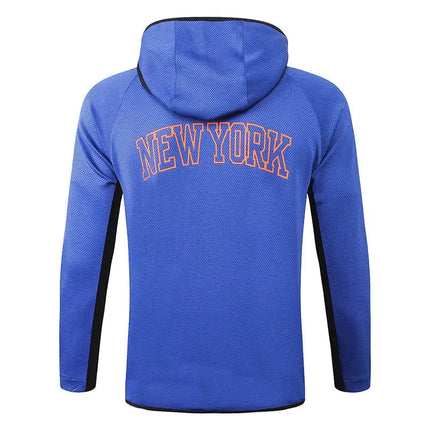 New York Knicks NBA 2021/22 Purple Tracksuit + Zip-Up Hoodie Set