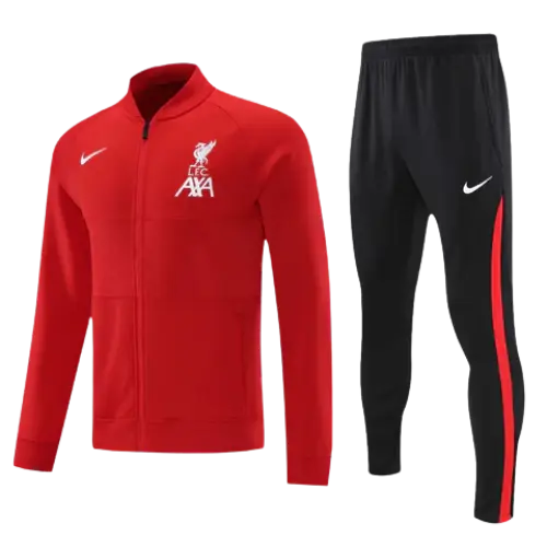 RED ZIP JACKET + LIVERPOOL 2021/22 TRACKSUIT KIT