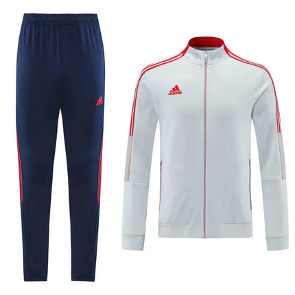 Adidas White Zip Jacket + Tracksuit Kit REPLICA