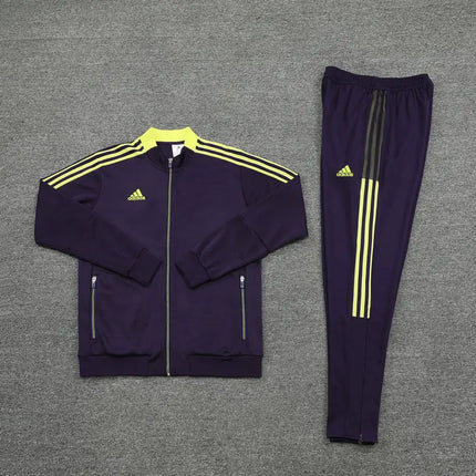 Adidas Blue/Yellow Tracksuit (Zip Jacket + Pants) REPLICA