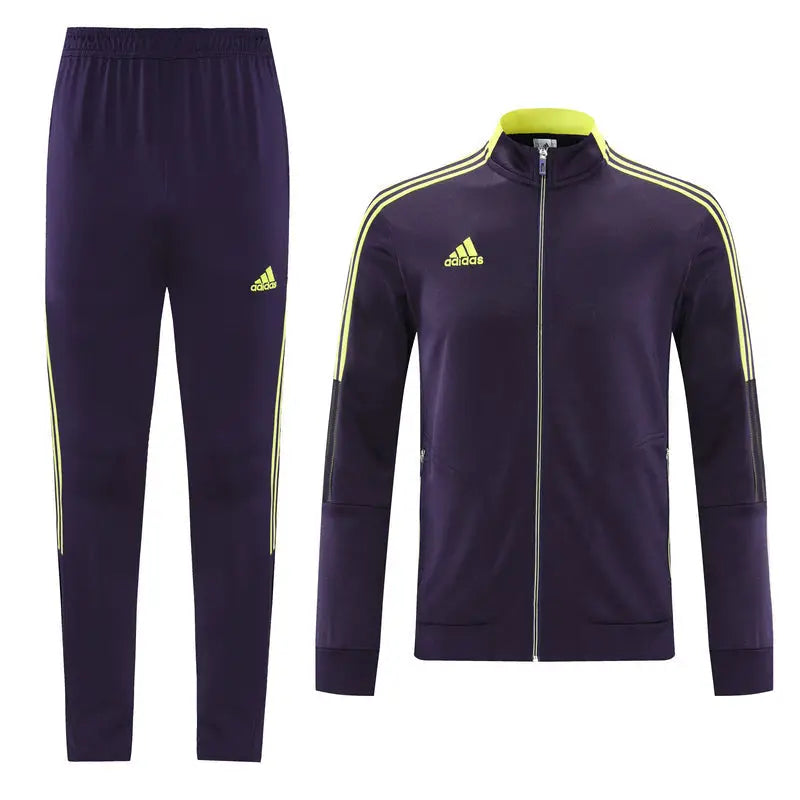 Adidas Blue/Yellow Tracksuit (Zip Jacket + Pants) REPLICA