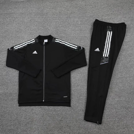 Adidas Black Zip Jacket + Tracksuit Set REPLICA