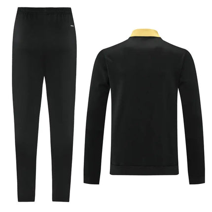 Adidas Black/Yellow Zip Jacket + Tracksuit Replica Kit