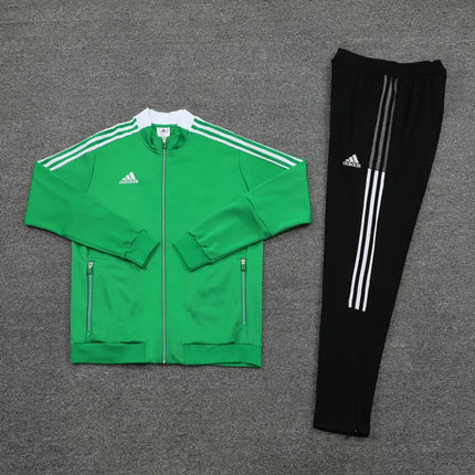 Adidas Green Zip Jacket + Tracksuit Kit REPLICA