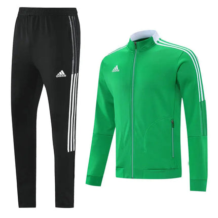 Adidas Green Zip Jacket + Tracksuit Kit REPLICA