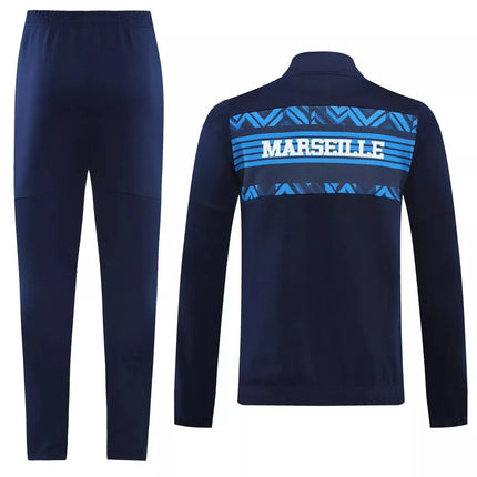 Marseille Blue Zip Jacket + Tracksuit Kit 2022/23