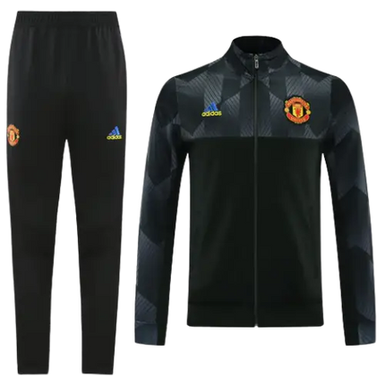 MANCHESTER UNITED 2021/22 ZIP JACKET + BLACK TRACKSUIT KIT