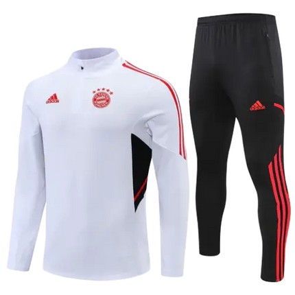 WHITE JACKET + BAYERN MUNICH 2022/23 TRACKSUIT KIT