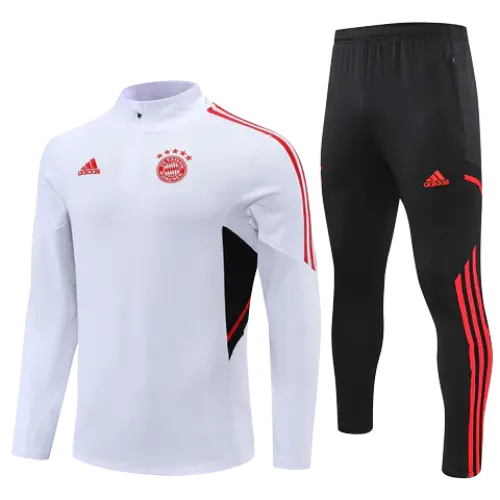 WHITE JACKET + BAYERN MUNICH 2022/23 TRACKSUIT KIT