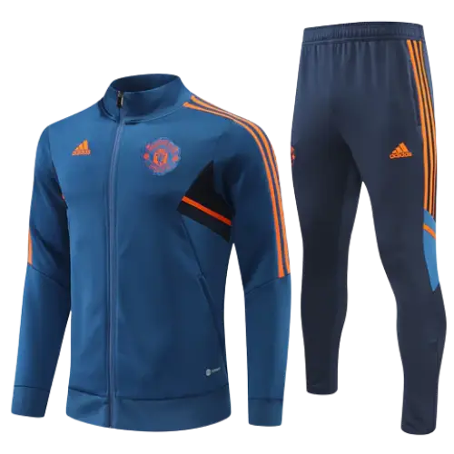 BLUE ORANGE JACKET KIT + MANCHESTER UNITED TRACKSUIT 2022/23