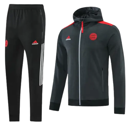 BAYERN MUNICH 2021/22 HOODED JACKET + TRACKSUIT KIT