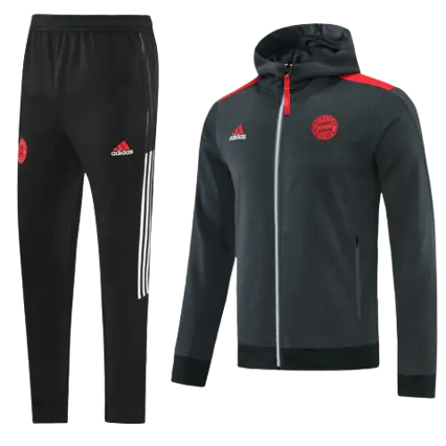 BAYERN MUNICH 2021/22 HOODED JACKET + TRACKSUIT KIT