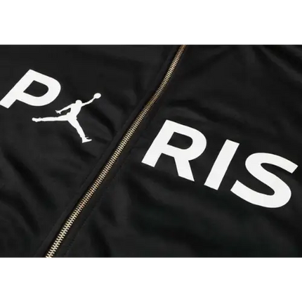 HOODED JACKET + TRACKSUIT KIT BLACK GOLD PSG X JORDAN 2021/22