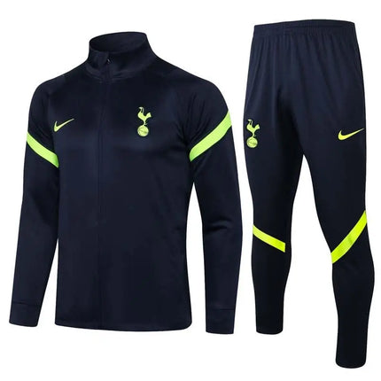 Black-Yellow Jacket + Tottenham 2021/22 Tracksuit Kit