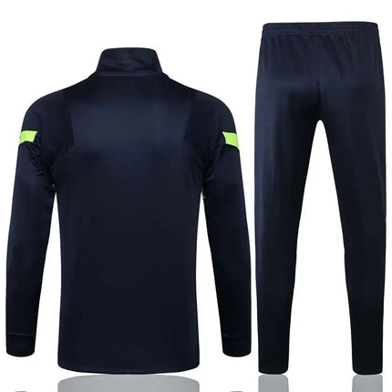 Black-Yellow Jacket + Tottenham 2021/22 Tracksuit Kit