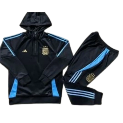 BLACK JACKET + ARGENTINA 2024/25 TRACKSUIT KIT