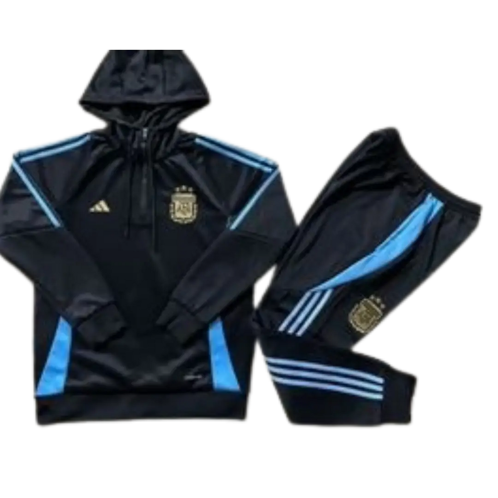 BLACK JACKET + ARGENTINA 2024/25 TRACKSUIT KIT