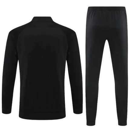 BLACK JACKET + MANCHESTER UNITED 2022/23 TRACKSUIT KIT
