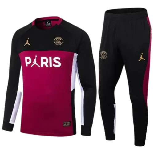 ROUGE LONG SLEEVE JERSEY KIT + PSG TRACKSUIT 2021/22