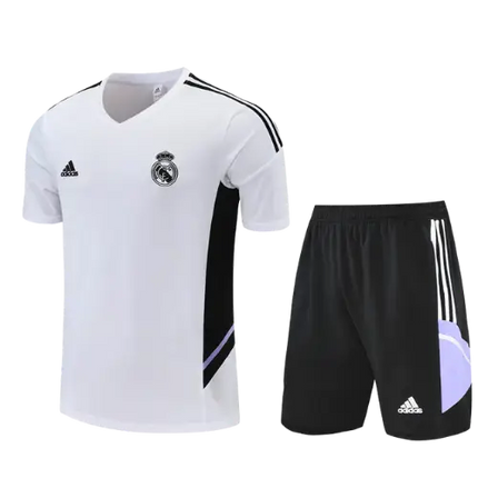 WHITE JERSEY + SHORTS KIT REAL MADRID 2022/23
