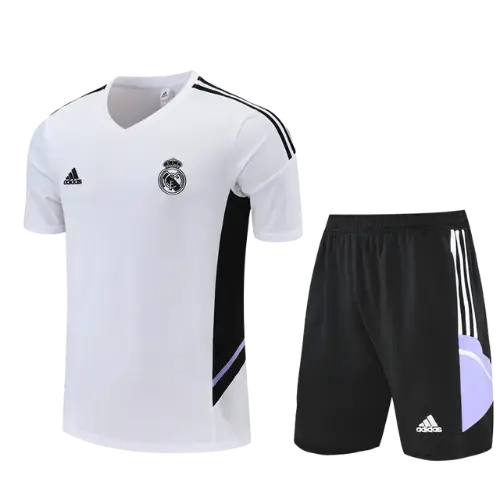 WHITE JERSEY + SHORTS KIT REAL MADRID 2022/23