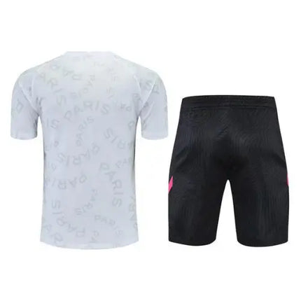 WHITE "PARIS" JERSEY KIT + PSG X JORDAN 2021/22 PINK SHORTS