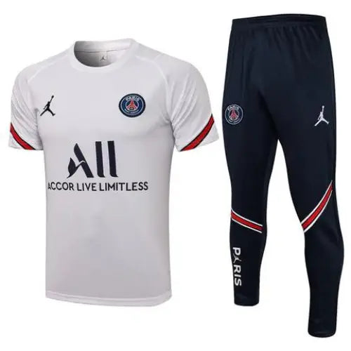 WHITE JERSEY KIT + PSG X JORDAN TRACKSUIT 2021/22