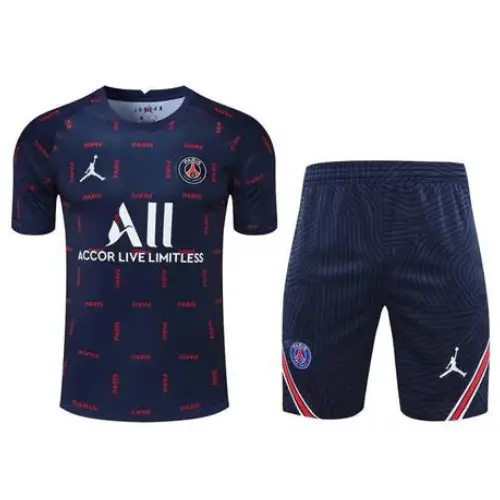 PSG X NIKE 2021/22 LOGO JERSEY + SHORTS KIT