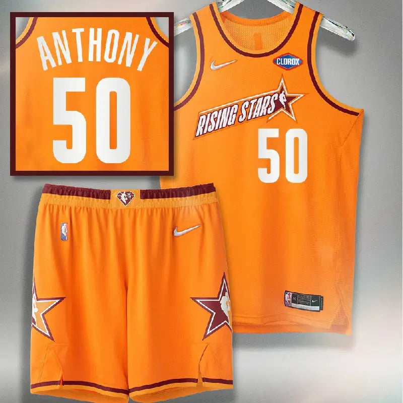 NBA Rising Stars Orange Jersey + Shorts Kit 2022/23