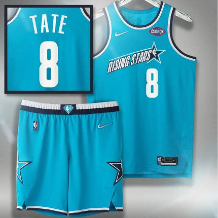 NBA Rising Stars Jersey + Shorts Kit Light Blue 2022/23