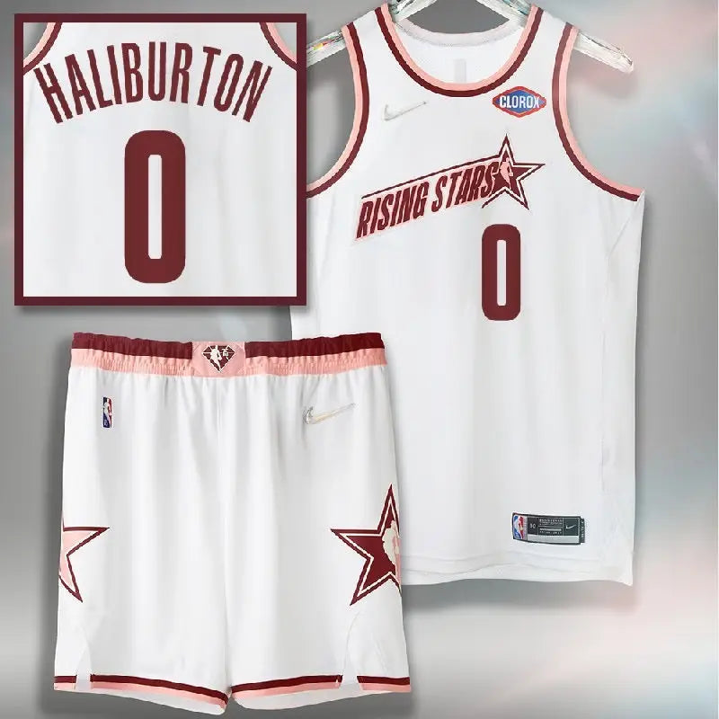 NBA Rising Stars White 2022/23 Jersey + Shorts Kit